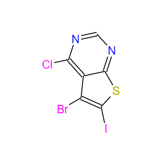 CAS：1799610-89-1，5-溴-4-氯-6-碘代噻吩并[2,3-d]嘧啶 
