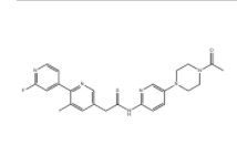 CAS：1243245-18-2，N-(5-(4-乙酰哌嗪-1-基)吡啶-2-基)-2-(2'-氟-3-甲基-[2,4'-聯(lián)吡啶]-5-基)乙酰胺 
