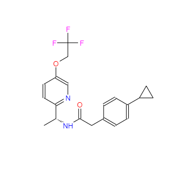 CAS：953778-63-7，2(4-環(huán)丙基苯基)-N[(1R)- 1 -[5 -(2,2,2-三氟乙氧基)吡啶-2-基]乙基]乙酰胺