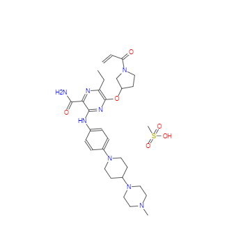 CAS：1448237-05-5，Naquotinib (mesylate) 