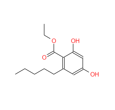 CAS：38862-65-6，2,4-二羥基,6-戊烷基苯甲酸乙酯