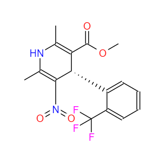 CAS：98625-26-4，(S)-2,6-二甲基-5-硝基-4-(2-三氟甲基)苯基)-1,4-二氫吡啶-3-甲酸甲酯
