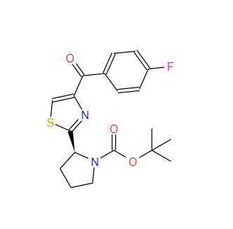 CAS：1005342-78-8，(S)-2-(4-(4-氟苯甲?；?噻唑-2-基)吡咯烷-1-羧酸叔丁酯