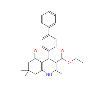 CAS：1099644-42-4，4-([1,1'-聯(lián)苯]-4-基)-2,7,7-三甲基-5-氧代-1,4,5,6,7,8-六氫喹啉-3-羧酸乙酯