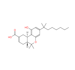 CAS：137945-48-3，(6aR,10aR)-1-羥基-6,6-二甲基-3-(2-甲基辛-2-基)-6a,7,10,10a-四氫苯并[c]色原烯-9-羧酸 