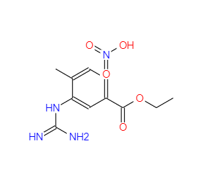 CAS：641569-96-2，3-[(氨基亞胺甲基)氨基]-4-甲基苯甲酸乙酯硝酸鹽