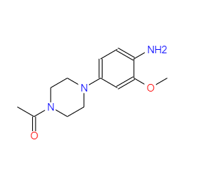 CAS：1021426-42-5，1-[4-(4-氨基-3-甲氧基苯基)哌嗪-1-基]乙-1-酮