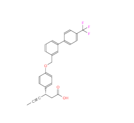 CAS：865231-46-5，(BETAS)-BETA-1-丙炔-1-基-4-[[4'-(三氟甲基)[1,1'-聯(lián)苯]-3-基]甲氧基]苯丙酸