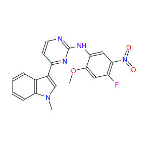 CAS：1421372-94-2，N-(4-氟-2-甲氧基-5-硝基苯基)-4-(1-甲基-1H-吲哚-3-基)-2-嘧啶胺